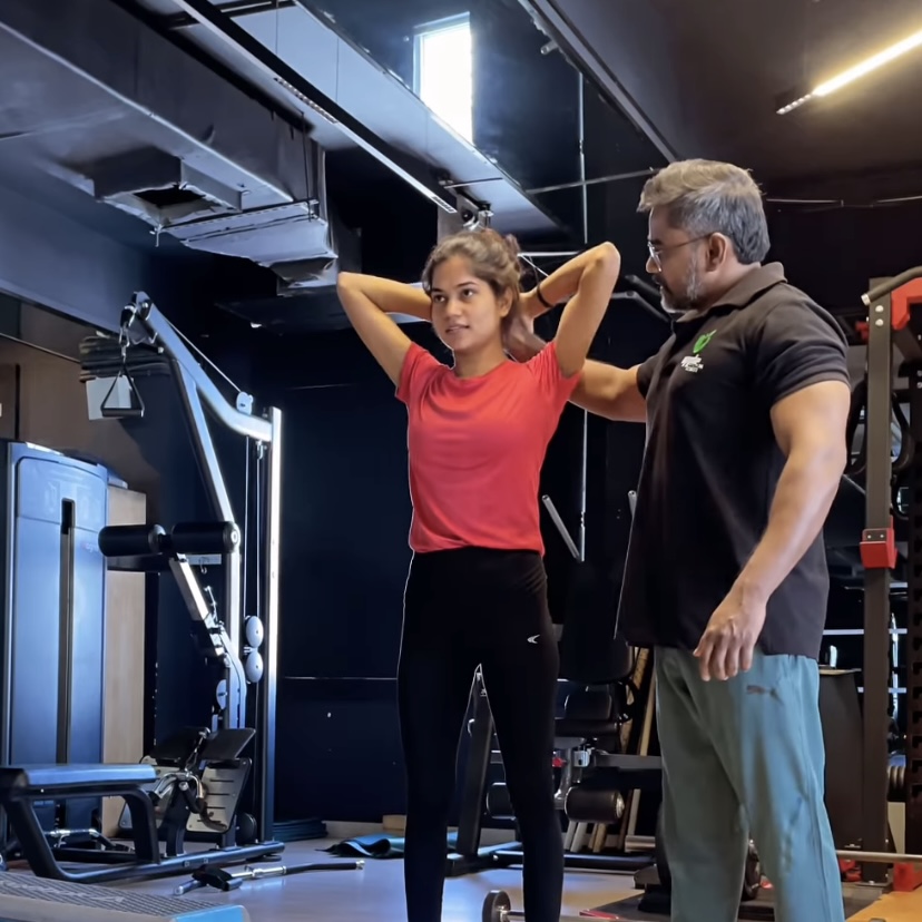 Futuristic tech setup